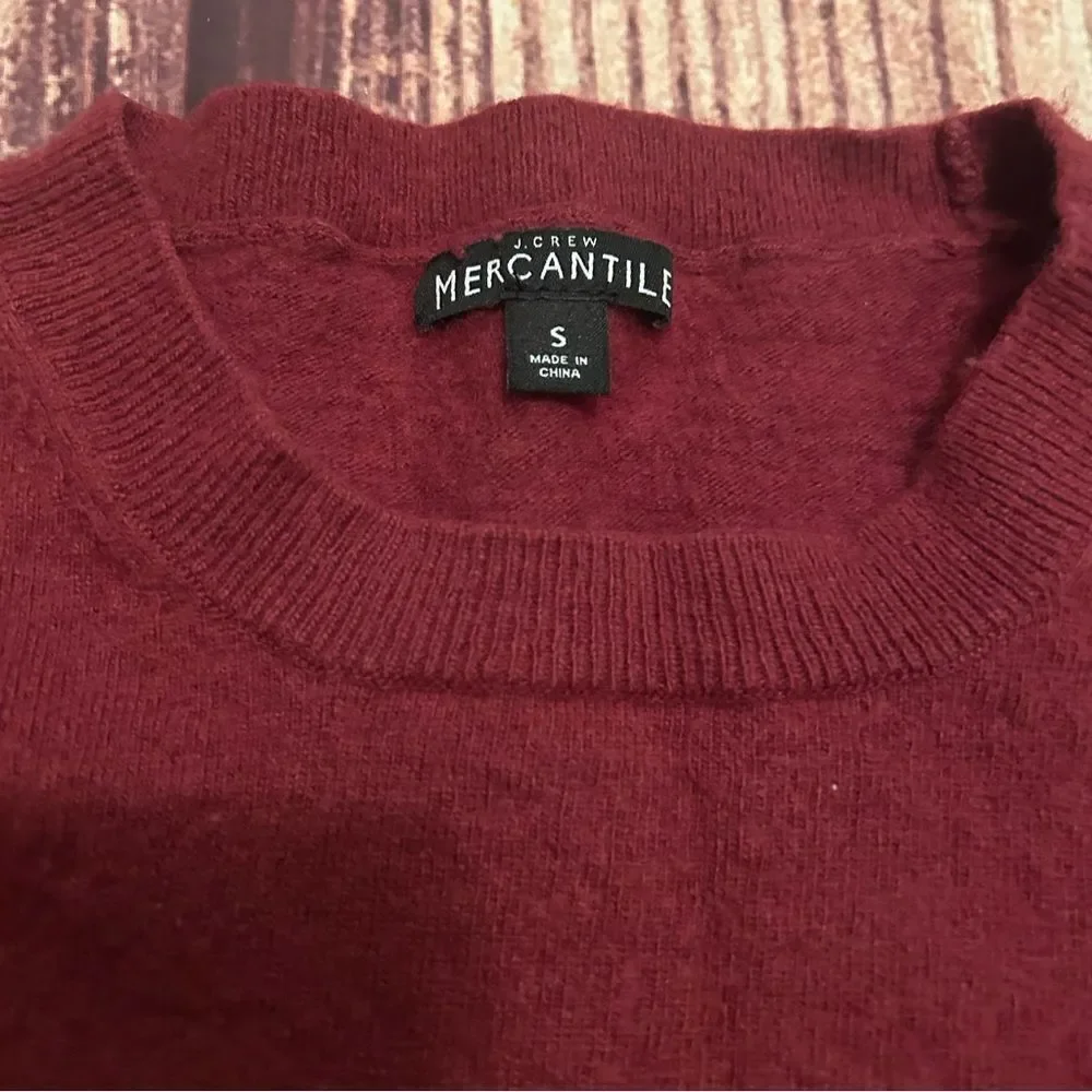 Women’s J.Crew Mercantile Red Sweater Size Small